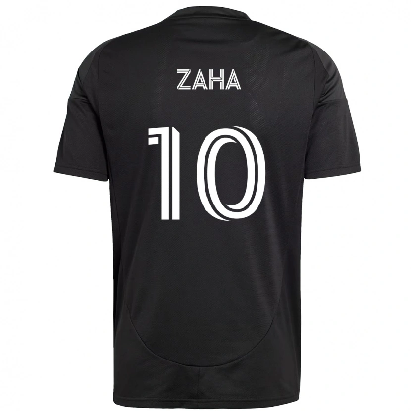 Danxen Kinder Wilfried Zaha #10 Schwarz Weiß Auswärtstrikot Trikot 2025/26 T-Shirt