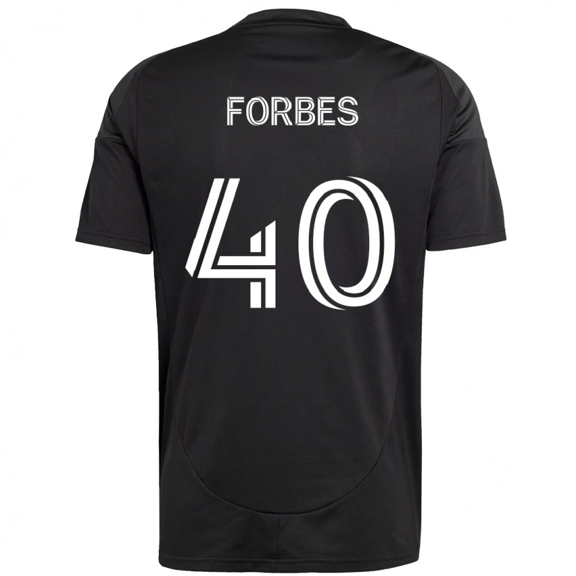 Danxen Kinder Jahlane Forbes #40 Schwarz Weiß Auswärtstrikot Trikot 2025/26 T-Shirt