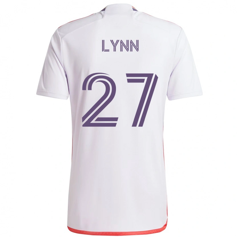 Danxen Kinder Jack Lynn #27 Weiß Lila Auswärtstrikot Trikot 2025/26 T-Shirt