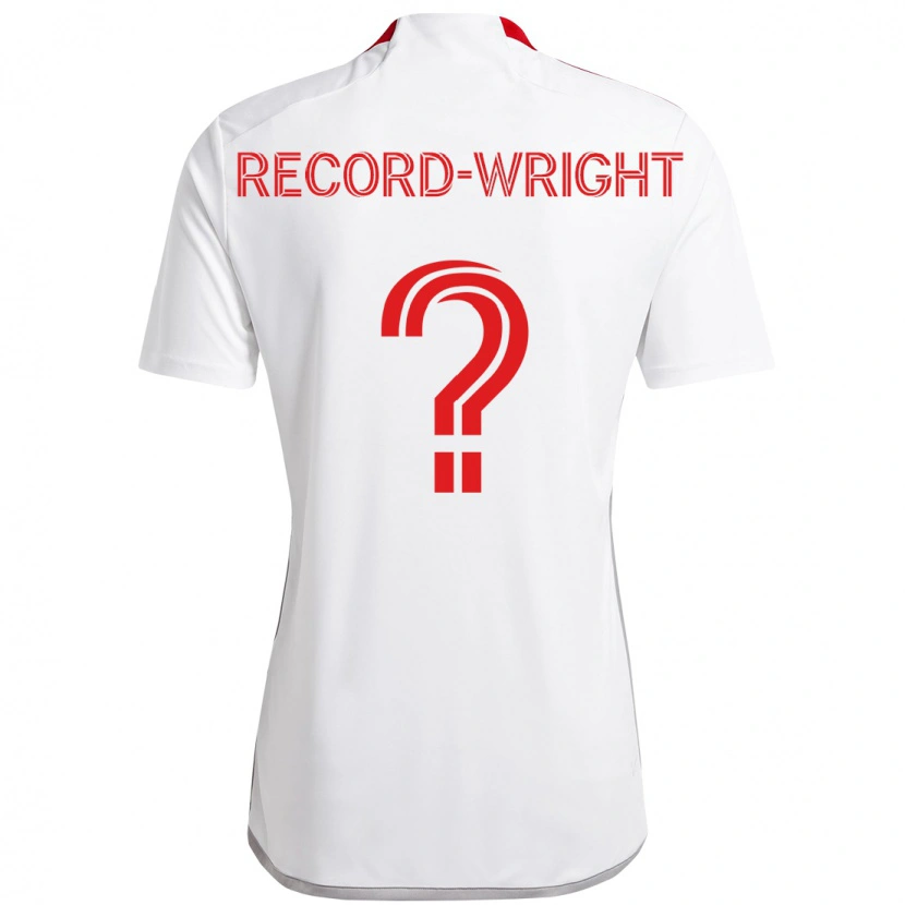 Danxen Kinder Kemari Record-Wright #0 Weiß Rot Auswärtstrikot Trikot 2025/26 T-Shirt