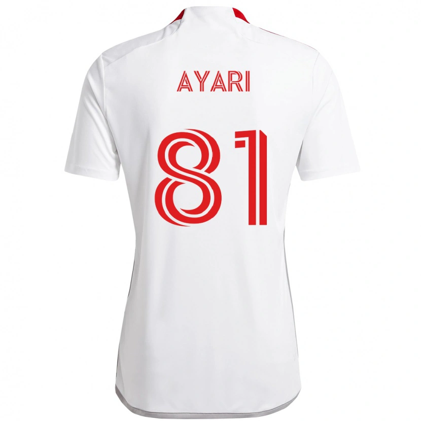 Danxen Kinder Hassan Ayari #81 Weiß Rot Auswärtstrikot Trikot 2025/26 T-Shirt