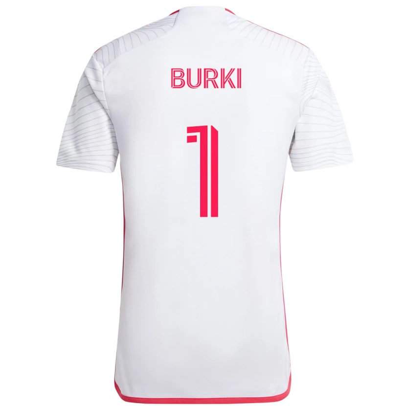 Danxen Kinder Roman Bürki #1 Weiß Magenta Auswärtstrikot Trikot 2025/26 T-Shirt