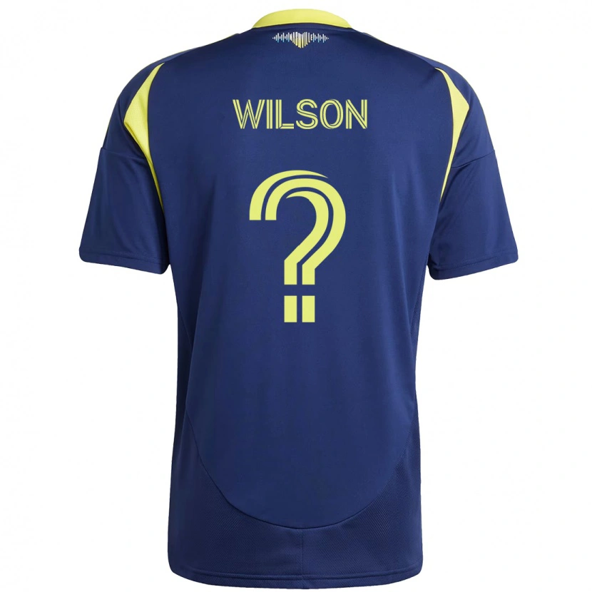 Danxen Kinder Dominic Wilson #0 Marineblau Gelb Auswärtstrikot Trikot 2025/26 T-Shirt