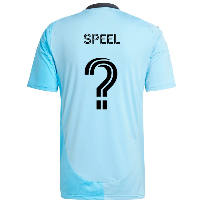 Danxen Kinder Wessel Speel #0 Himmelblau Auswärtstrikot Trikot 2025/26 T-Shirt