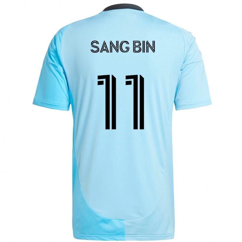 Danxen Kinder Sang-Bin Jeong #11 Himmelblau Auswärtstrikot Trikot 2025/26 T-Shirt