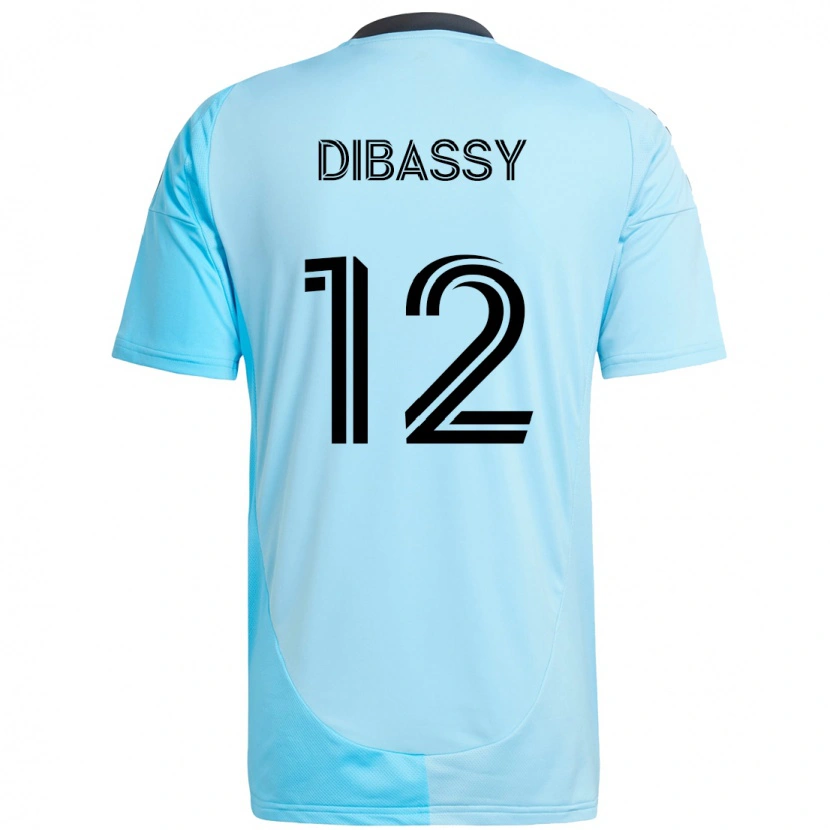 Danxen Kinder Bakaye Dibassy #12 Himmelblau Auswärtstrikot Trikot 2025/26 T-Shirt