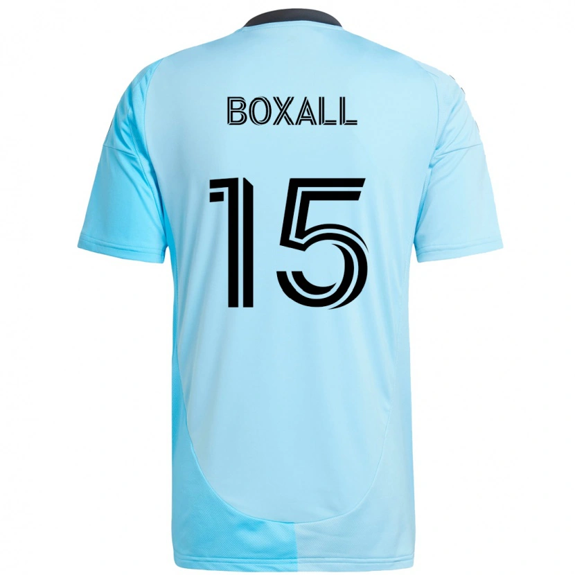 Danxen Kinder Michael Boxall #15 Himmelblau Auswärtstrikot Trikot 2025/26 T-Shirt