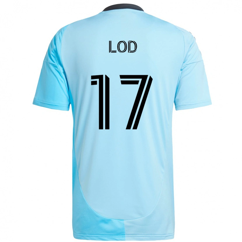 Danxen Kinder Robin Lod #17 Himmelblau Auswärtstrikot Trikot 2025/26 T-Shirt