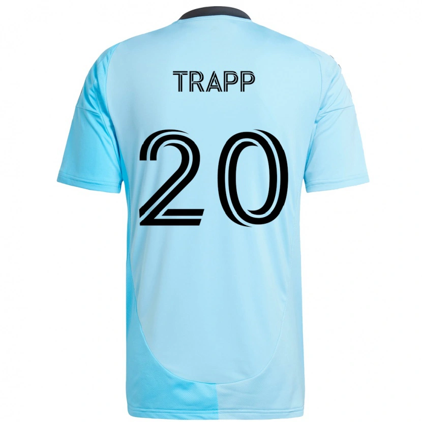 Danxen Kinder Wil Trapp #20 Himmelblau Auswärtstrikot Trikot 2025/26 T-Shirt