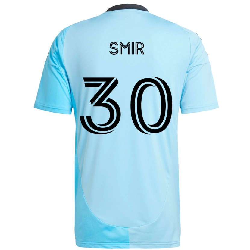 Danxen Kinder Alec Smir #30 Himmelblau Auswärtstrikot Trikot 2025/26 T-Shirt