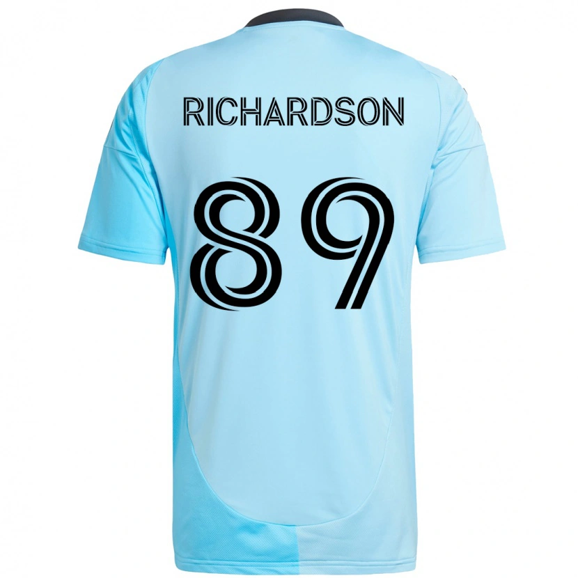 Danxen Kinder Nick Richardson #89 Himmelblau Auswärtstrikot Trikot 2025/26 T-Shirt
