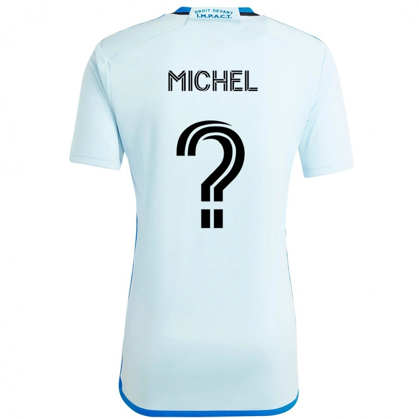 Danxen Kinder Judewellin Michel #0 Himmelblau Dunkelblau Auswärtstrikot Trikot 2025/26 T-Shirt