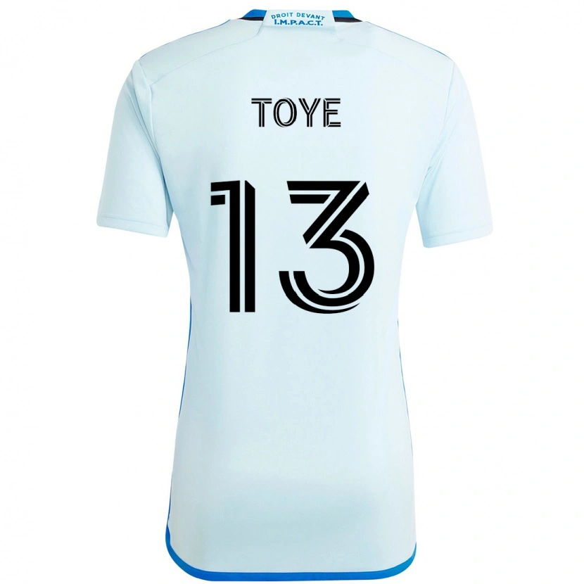 Danxen Kinder Mason Toye #13 Himmelblau Dunkelblau Auswärtstrikot Trikot 2025/26 T-Shirt