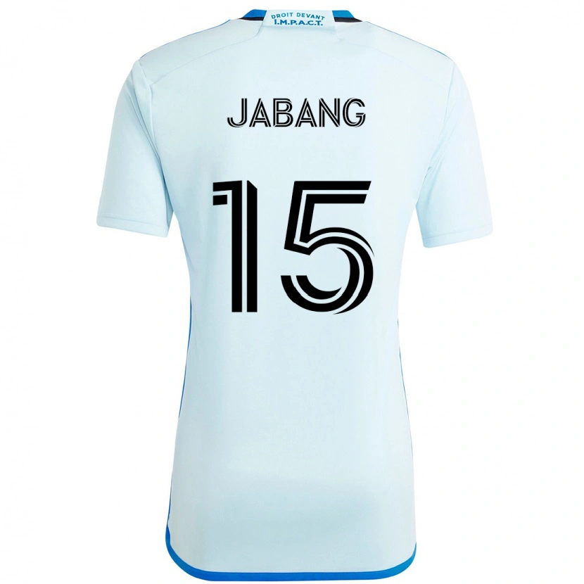 Danxen Kinder Ousman Jabang #15 Himmelblau Dunkelblau Auswärtstrikot Trikot 2025/26 T-Shirt