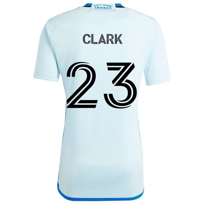 Danxen Kinder Caden Clark #23 Himmelblau Dunkelblau Auswärtstrikot Trikot 2025/26 T-Shirt