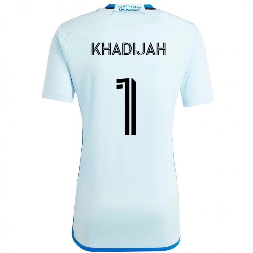 Danxen Kinder Cissé Khadijah #1 Himmelblau Dunkelblau Auswärtstrikot Trikot 2025/26 T-Shirt