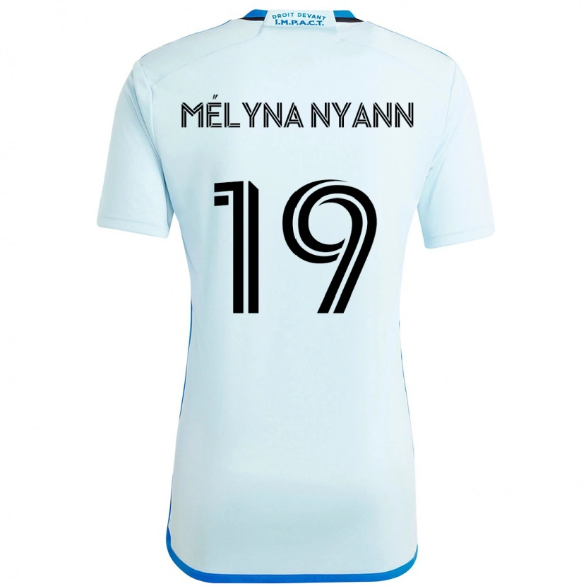 Danxen Kinder Alexis Mélyna Nyann #19 Himmelblau Dunkelblau Auswärtstrikot Trikot 2025/26 T-Shirt