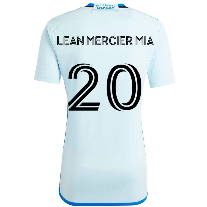 Danxen Kinder Mc Lean Mercier Mia #20 Himmelblau Dunkelblau Auswärtstrikot Trikot 2025/26 T-Shirt