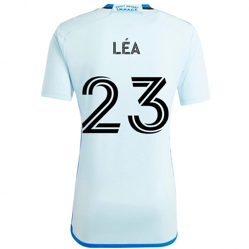 Danxen Kinder Jacques Léa #23 Himmelblau Dunkelblau Auswärtstrikot Trikot 2025/26 T-Shirt