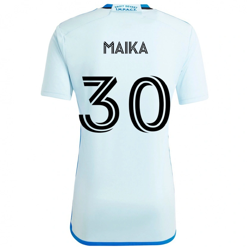 Danxen Kinder Valcourt Maika #30 Himmelblau Dunkelblau Auswärtstrikot Trikot 2025/26 T-Shirt