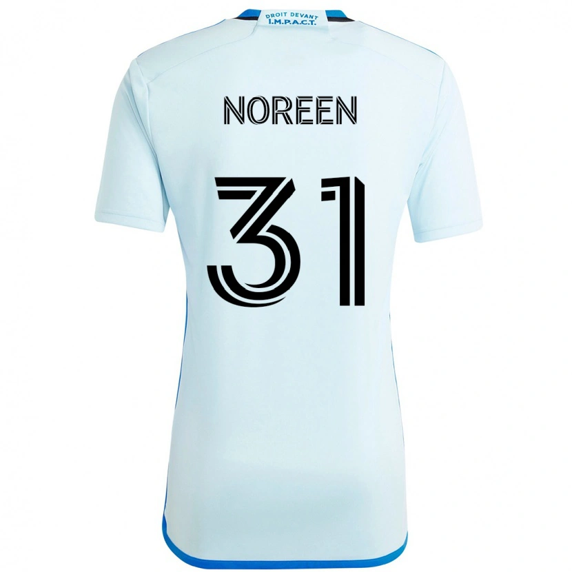 Danxen Kinder Tijhof Noreen #31 Himmelblau Dunkelblau Auswärtstrikot Trikot 2025/26 T-Shirt