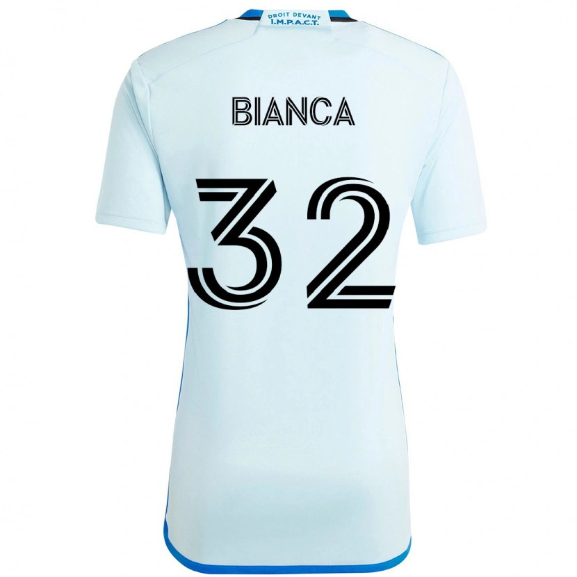 Danxen Kinder Hanisch Bianca #32 Himmelblau Dunkelblau Auswärtstrikot Trikot 2025/26 T-Shirt