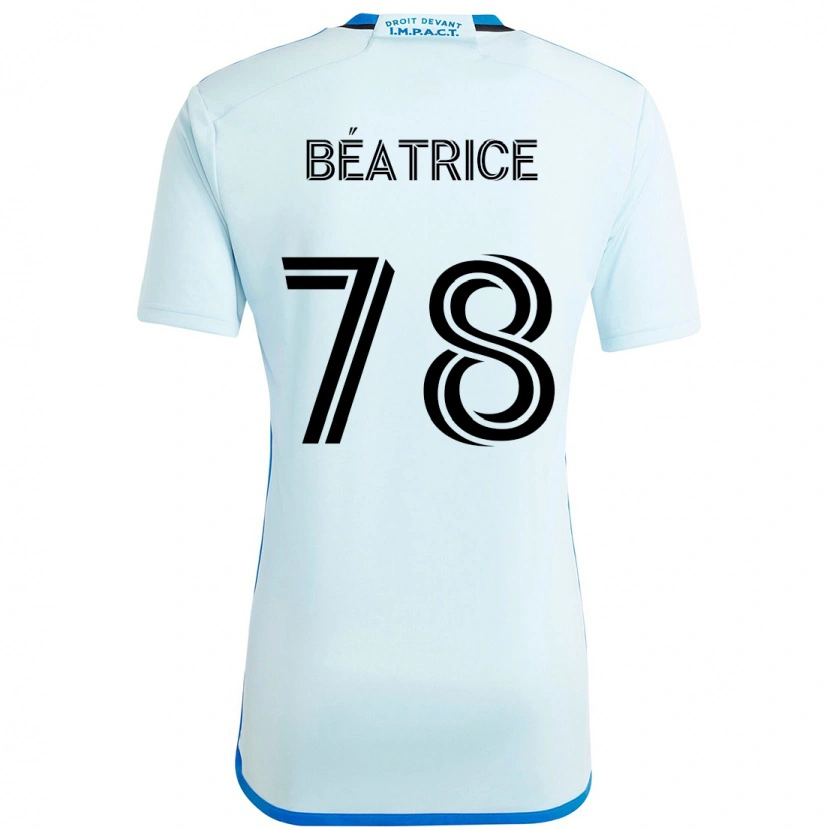 Danxen Kinder Forcier Béatrice #78 Himmelblau Dunkelblau Auswärtstrikot Trikot 2025/26 T-Shirt