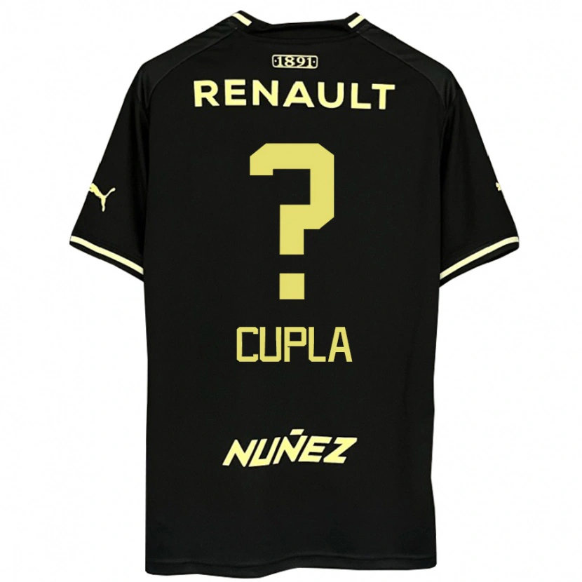 Danxen Kinder Renzo Cupla #0 Schwarz Gelb Auswärtstrikot Trikot 2025/26 T-Shirt