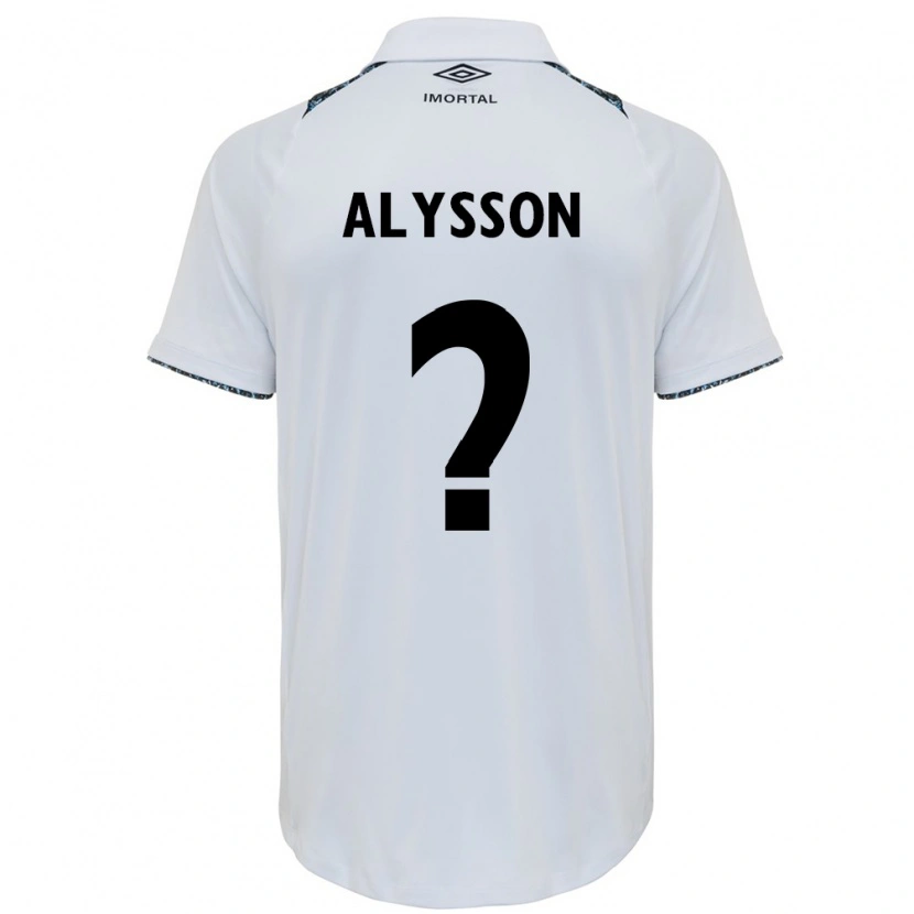 Danxen Kinder Alysson #0 Weiß Blau Auswärtstrikot Trikot 2025/26 T-Shirt