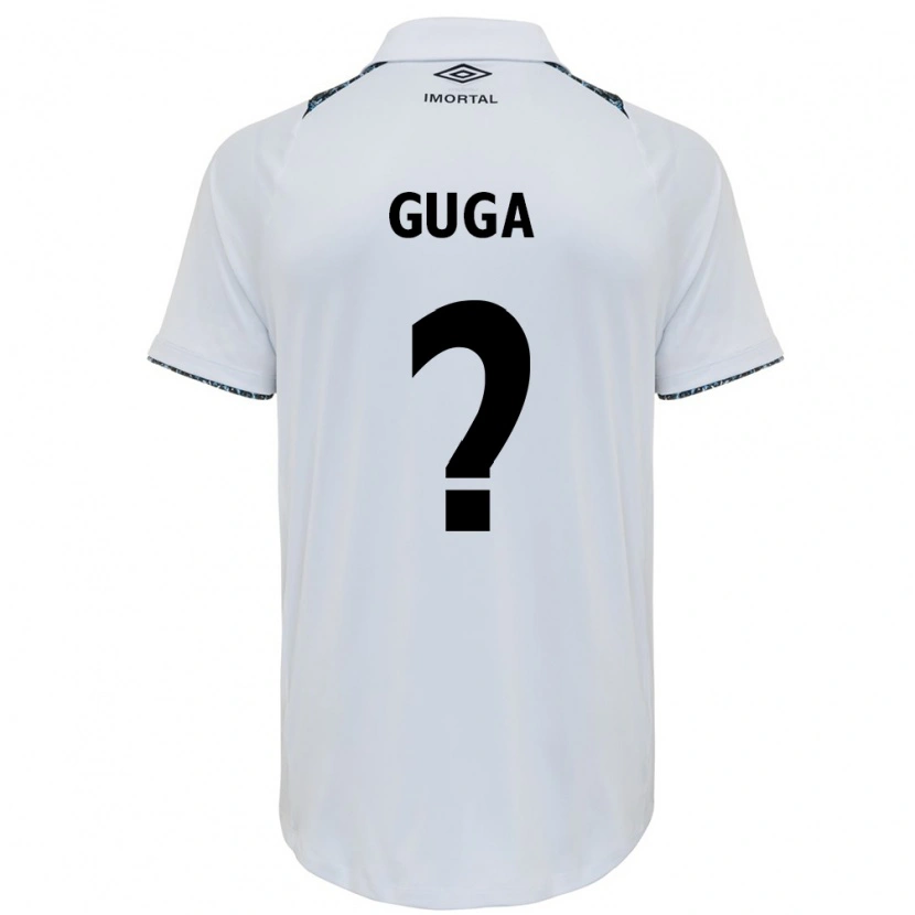 Danxen Kinder Guga #0 Weiß Blau Auswärtstrikot Trikot 2025/26 T-Shirt