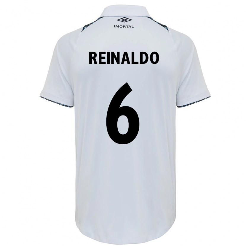 Danxen Kinder Reinaldo #6 Weiß Blau Auswärtstrikot Trikot 2025/26 T-Shirt
