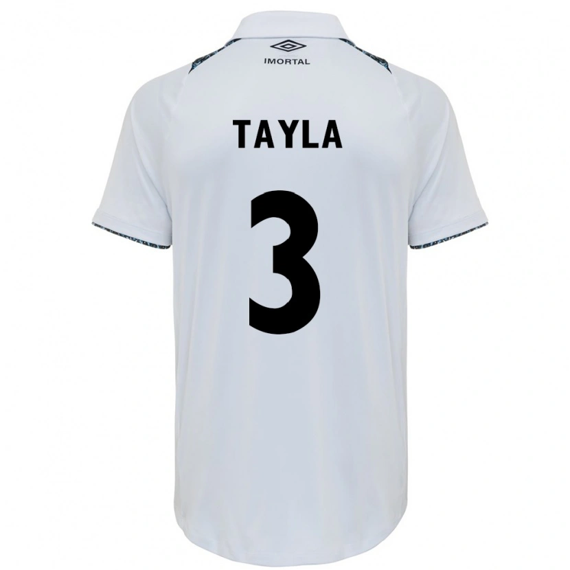 Danxen Kinder Tayla #3 Weiß Blau Auswärtstrikot Trikot 2025/26 T-Shirt