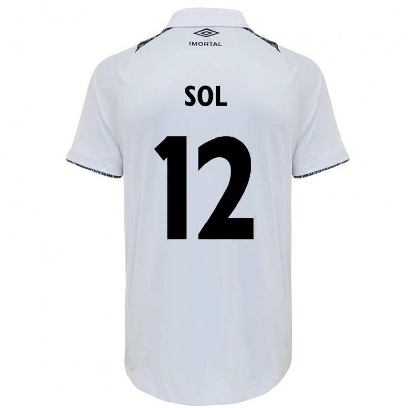 Danxen Kinder Sol #12 Weiß Blau Auswärtstrikot Trikot 2025/26 T-Shirt