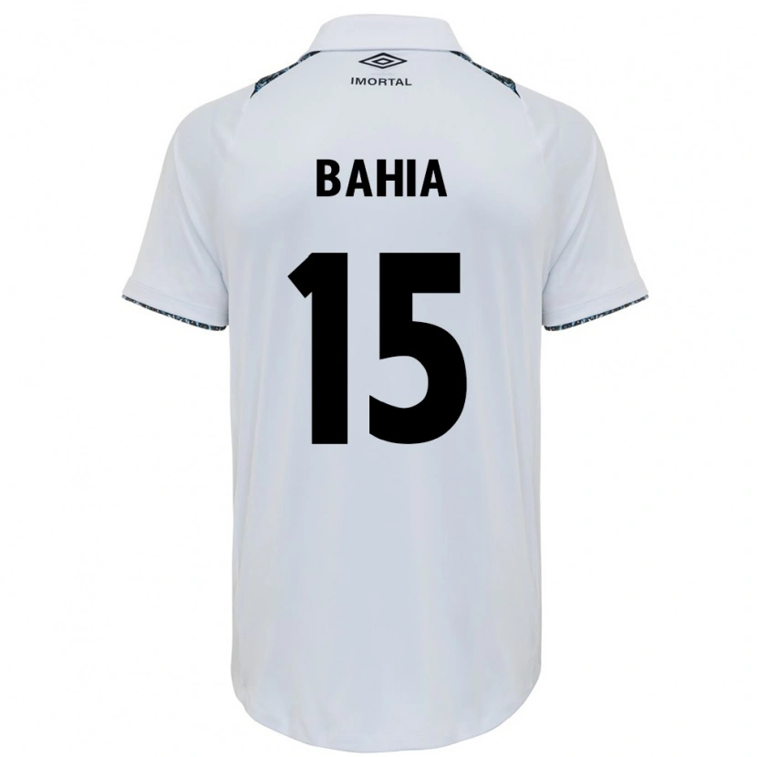 Danxen Kinder Raíssa Bahia #15 Weiß Blau Auswärtstrikot Trikot 2025/26 T-Shirt