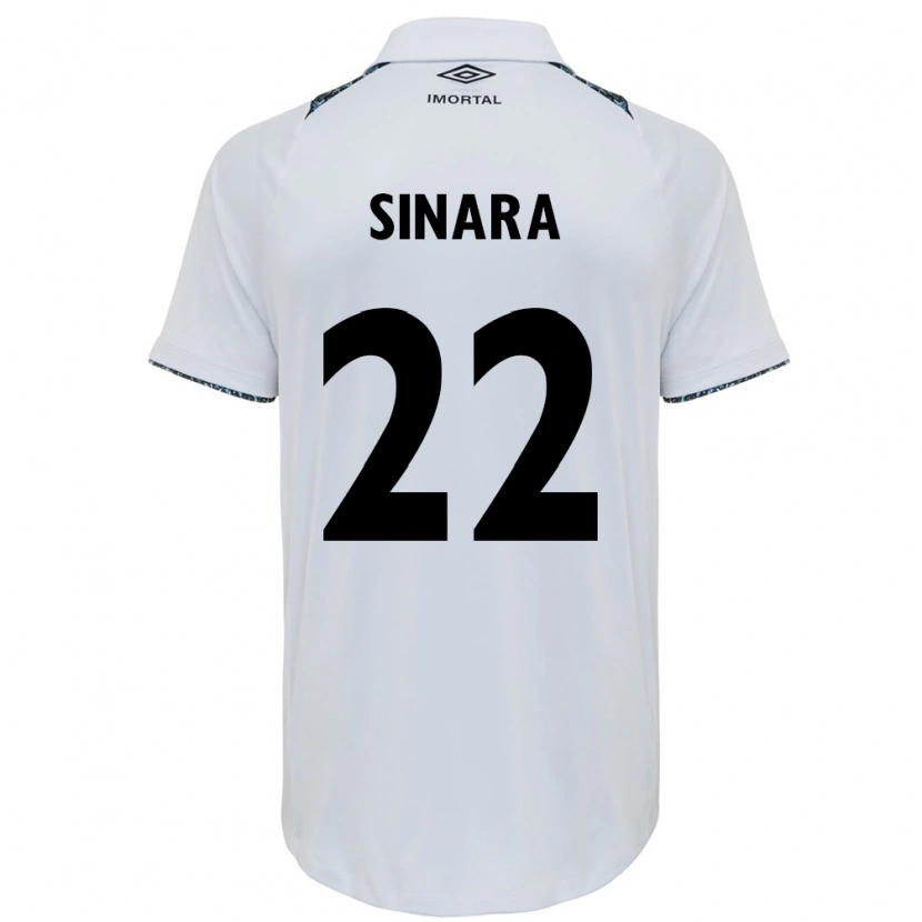 Danxen Kinder Sinara #22 Weiß Blau Auswärtstrikot Trikot 2025/26 T-Shirt