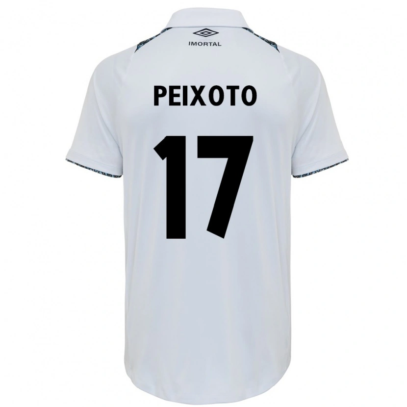 Danxen Kinder Clarisse Benicio Peixoto #17 Weiß Blau Auswärtstrikot Trikot 2025/26 T-Shirt