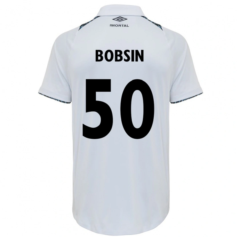 Danxen Kinder Victor Bobsin #50 Weiß Blau Auswärtstrikot Trikot 2025/26 T-Shirt