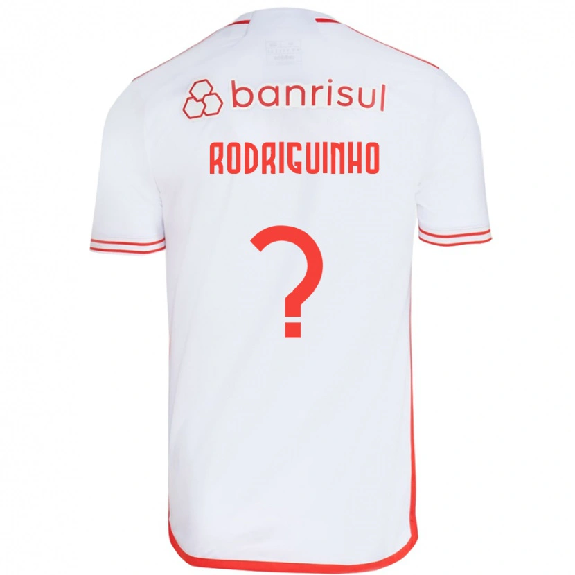 Danxen Kinder Rodriguinho #0 Weiß Rot Auswärtstrikot Trikot 2025/26 T-Shirt