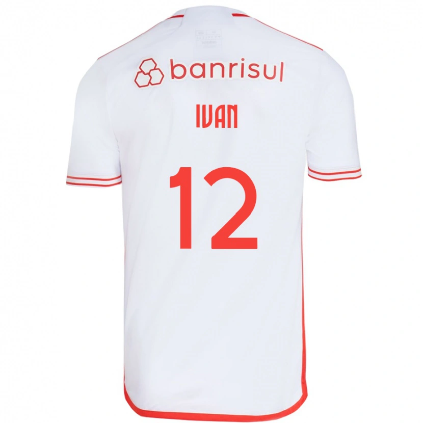 Danxen Kinder Ivan #12 Weiß Rot Auswärtstrikot Trikot 2025/26 T-Shirt