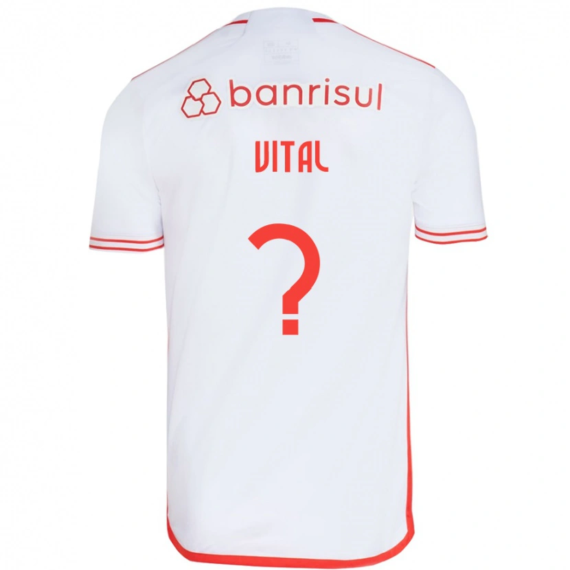 Danxen Kinder Lucas Vital #0 Weiß Rot Auswärtstrikot Trikot 2025/26 T-Shirt