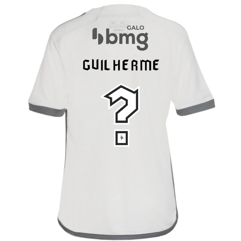 Danxen Kinder Kauan Guilherme #0 Off-White Auswärtstrikot Trikot 2025/26 T-Shirt