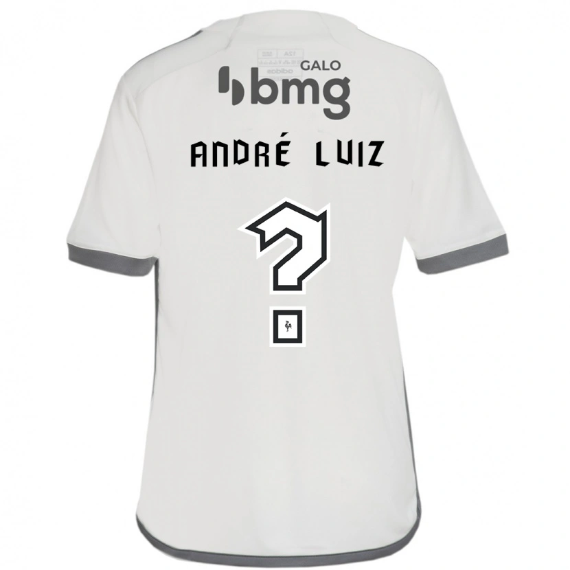 Danxen Kinder André Luiz #0 Off-White Auswärtstrikot Trikot 2025/26 T-Shirt