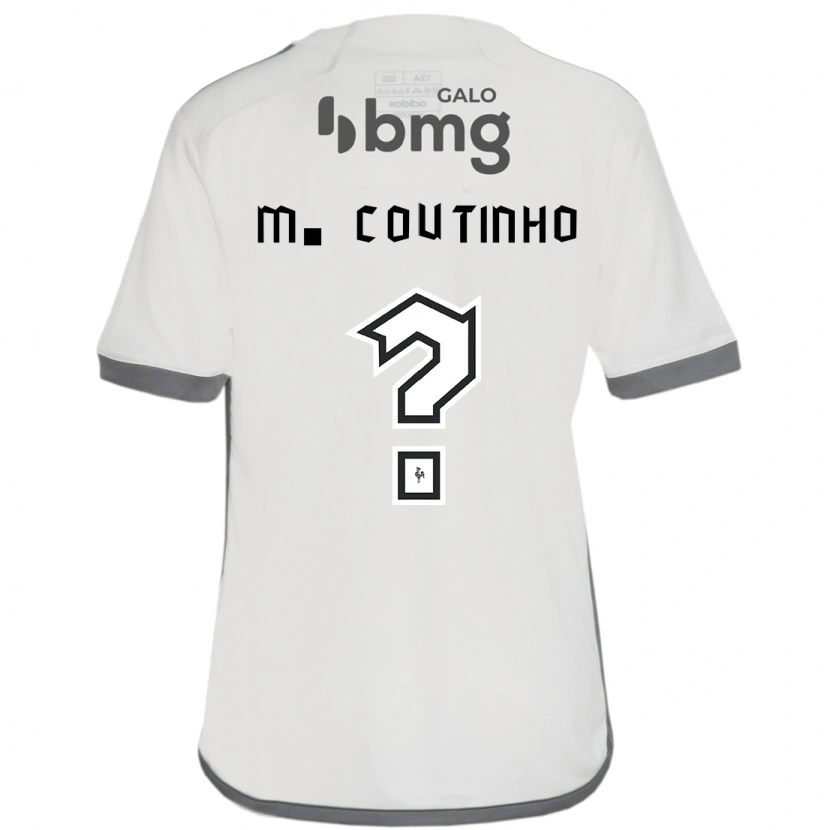 Danxen Kinder Murilo Coutinho #0 Off-White Auswärtstrikot Trikot 2025/26 T-Shirt