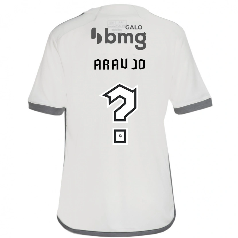 Danxen Kinder Matheus Araújo #0 Off-White Auswärtstrikot Trikot 2025/26 T-Shirt