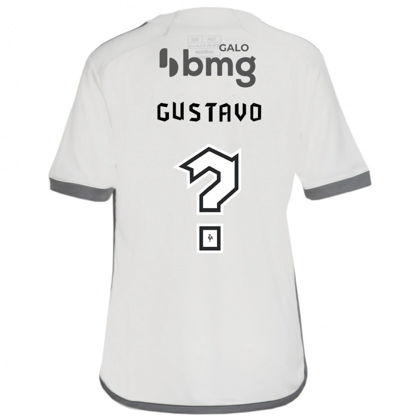 Danxen Kinder Paulo Gustavo #0 Off-White Auswärtstrikot Trikot 2025/26 T-Shirt