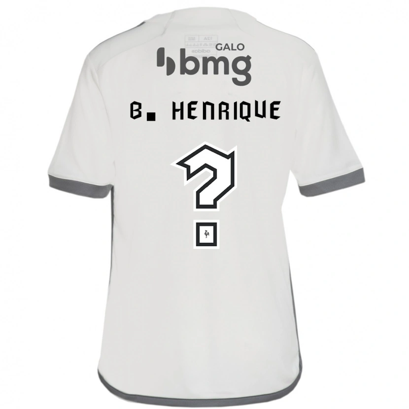 Danxen Kinder Bruno Henrique #0 Off-White Auswärtstrikot Trikot 2025/26 T-Shirt