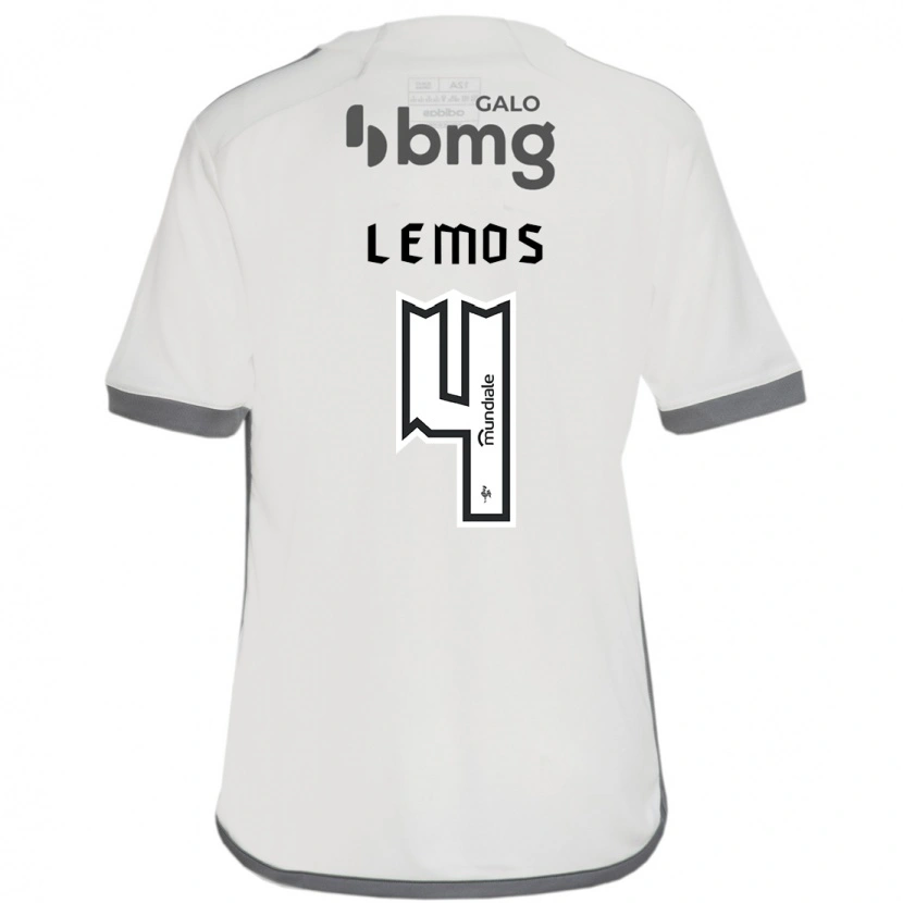 Danxen Kinder Mauricio Lemos #4 Off-White Auswärtstrikot Trikot 2025/26 T-Shirt