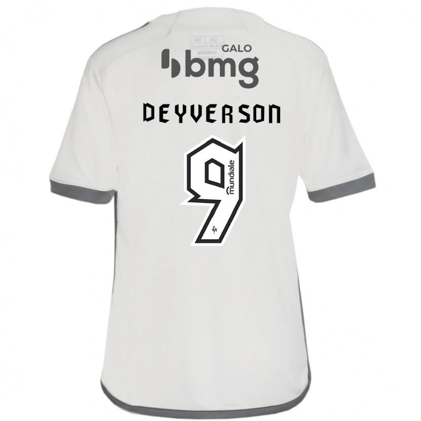 Danxen Kinder Deyverson #9 Off-White Auswärtstrikot Trikot 2025/26 T-Shirt