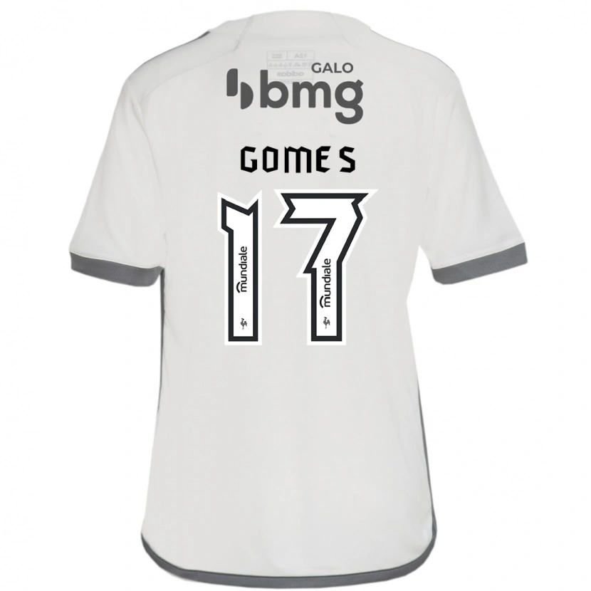 Danxen Kinder Igor Gomes #17 Off-White Auswärtstrikot Trikot 2025/26 T-Shirt