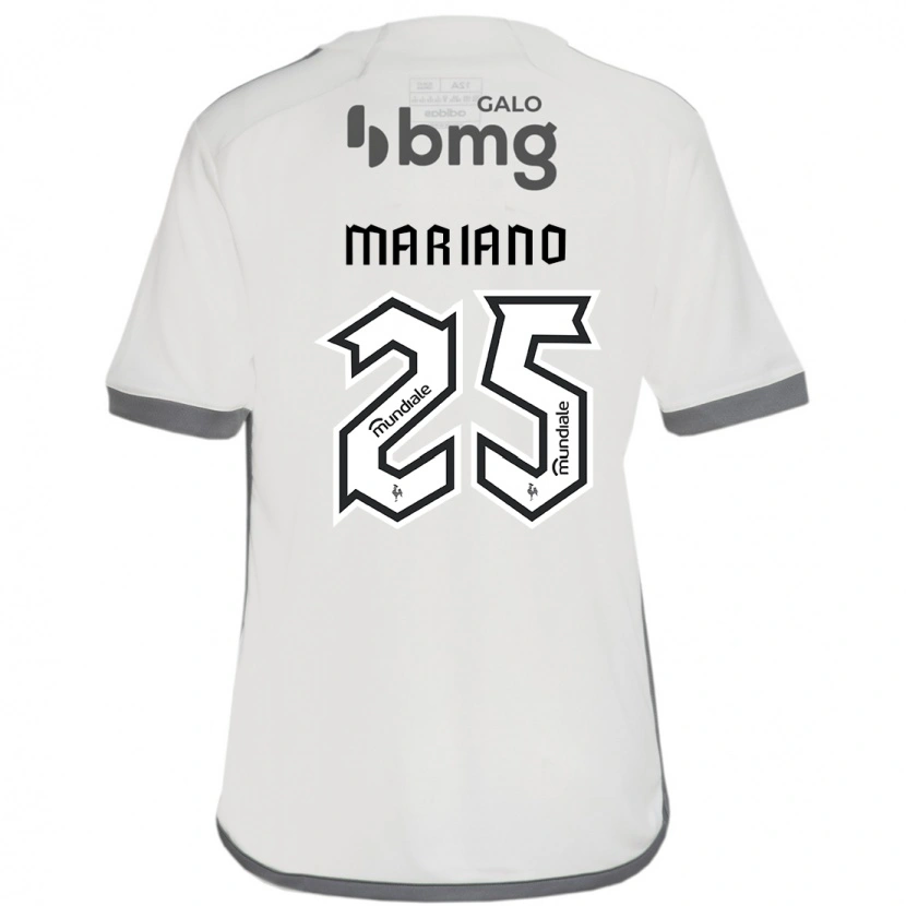 Danxen Kinder Mariano #25 Off-White Auswärtstrikot Trikot 2025/26 T-Shirt